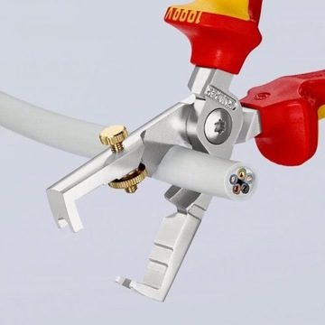 Ножницы для резки и зачистки кабеля 180 мм KNIPEX 13 66 180