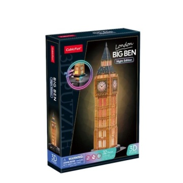 Пазли 3D LED Big Ben Cubic Fun