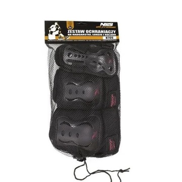 НАБОР ЗАЩИТ NILS EXTREME M H706 ЧЕРНЫЙ И РОЗОВЫЙ