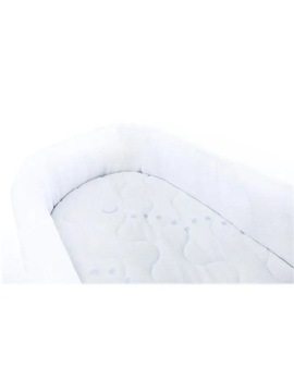 МАТРАС ДЛЯ КОЛЯСКИ БЕЛЫЙ 75×35 СМ - СТЕГАНЫЙ