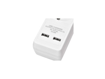 УДЛИНИТЕЛЬ ПИТАНИЯ + 2 РАЗЪЕМА USB