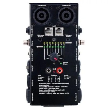 КАБЕЛЬНЫЙ ТЕСТЕР АУДИОКАБЕЛЕЙ OMNITRONIC LH-086