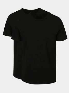 Jack&Jones Komplet 2 t-shirtów Basic Crew Neck 12133913 Czarny Regular Fit