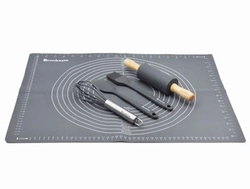 НАБОР валиков СИЛИКОНОВАЯ ДОСКА серый BRUNBESTE