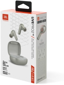Наушники-вкладыши JBL Live Pro 2 TWS Серебристые
