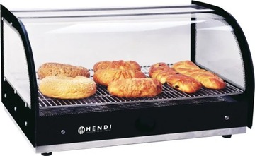 Нагревательная витрина для демонстрации горячих блюд 1 x GN1/1 400Вт - Hendi