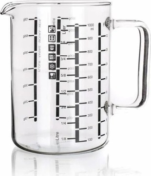 КУХОННЫЙ МЕРНЫЙ контейнер со шкалой SIMAX 1 л H1