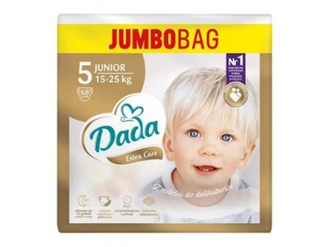 Pieluszki Dada Extra Care Rozmiar 5 - 68 szt.