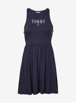 TOMMY HILFIGER SUKIENKA DAMSKA LALA SKATER NAVY rS