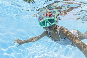 МАСКА ДЛЯ ДЕВОЧКИ ДЛЯ ДАЙВИНГА ОЧКИ ДЛЯ ПЛАВАНИЯ Русалка Ариэль