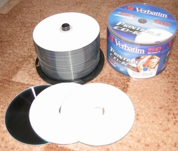 CD-R VERBATIM, 700 МБ, 52X AZO, ТОРТ ДЛЯ ПЕЧАТИ*50, 43438