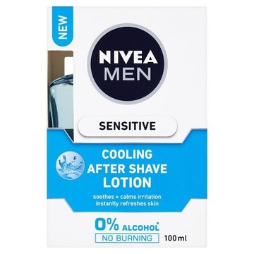 Nivea Cooling Men Sensitive лосьон после бритья 100 мл (M) (P2)