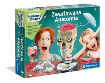 Zestaw Clementoni 50697 Zwariowana Anatomia 8 lat + 37 x 8 x 28 cm