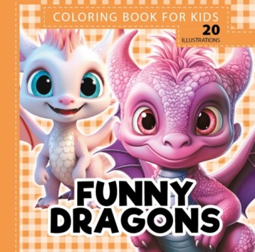 Розмальовка 160x160 FUNNY DRAGONS дракони помаранчевий