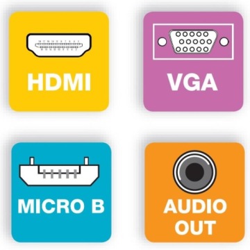TECHLY HDMI - VGA - аудио 3,5 мм - microUSB HDMI (вилка) - адаптер VGA