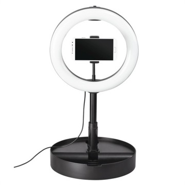 Hama FoldUp 102 Штатив со светодиодным кольцевым фонарем