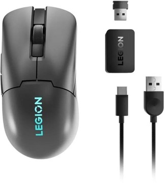 Беспроводная игровая мышь Lenovo Legion M600s Qi Storm Grey