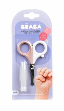 Детские маникюрные ножницы в футляре без BPA Old Pink 0 m+, Beaba