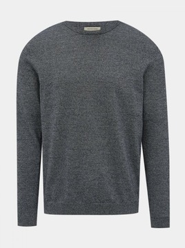 Jack&Jones Sweter Basic 12137190 Szary Regular Fit