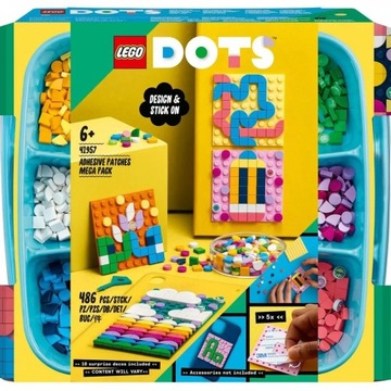 LEGO DOTS 41957 MEGA ZESTAW NALEPEK