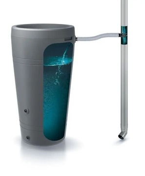 КОМПЛЕКТ ЧЕРНЫХ ЖЕЛОБОВ ДЛЯ РЕЗЕРВУАРОВ ДЛЯ ДОЖДЕВОЙ ВОДЫ Waterform