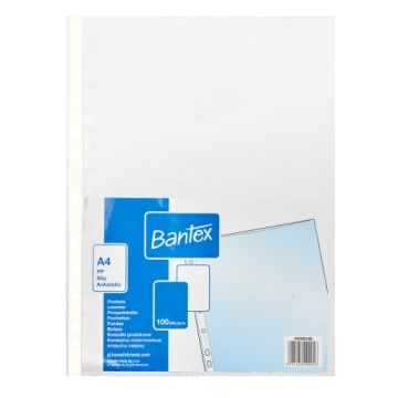 Рукава-горошины А4, фольга Bantex 50мк - 100 шт.