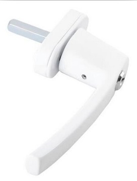 ЗАЩИТНАЯ ОКОННАЯ РУЧКА С КЛЮЧОМ, БЕЛАЯ, ПРОТИВОВЗЛОМНАЯ, УНИВЕРСАЛЬНАЯ