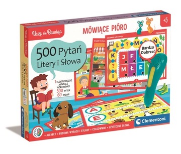 ГОВОРЯЩЕЕ РУЧКА 500 ВОПРОСОВ БУКВЫ И СЛОВА CLEMENTONI