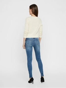 Spodnie jeansy damskie VERO MODA niebieskie L/32