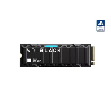 Твердотельный накопитель WD BLACK SN850 NVMe 1 ТБ с радиатором для консоли SONY PS5