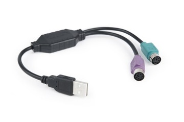 Кабель-адаптер GMB с USB 2.0 на 2x PS/2