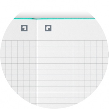 Блокнот Oxford Signature А5/80к сетка, микс цветов