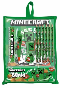 Набір шкільного приладдя MINECRAFT Пенал