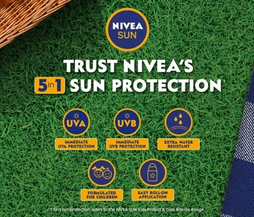 Nivea Sun Kids солнцезащитный лосьон с SPF 50 мл водонепроницаемый