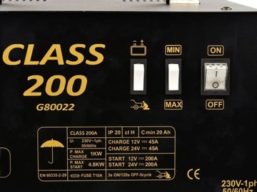 Выпрямитель с дистанционным управлением 12/24 В 200 А G80022