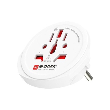 Дорожный адаптер Skross Socket Adaptor Из мира в Европу Из мира в Польшу