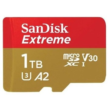 КАРТА ПАМЯТИ SANDISK EXTREME microSDXC 1 ТБ, 190/130 МБ/с, A2 C10 V30 UHS-I