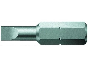 Бита WERA ПЛОСКАЯ 1/4 8x1,6x25 мм ВИНТЫ ПО ЛИТОВОМУ МЕТАЛЛУ