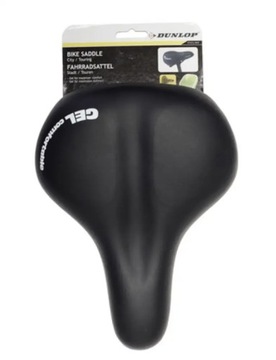 Гелевое велосипедное седло, женское мужское спортивное седло, удобное DUNLOP