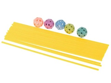 Строительные блоки, соломенные трубы, палки, креативная база, палаточный домик, 320e