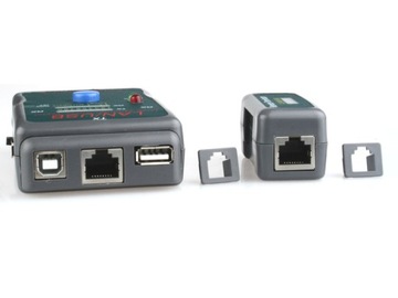 Диодный тестер для кабелей RJ4 5, RJ11, UTP, STP, USB AA/AB