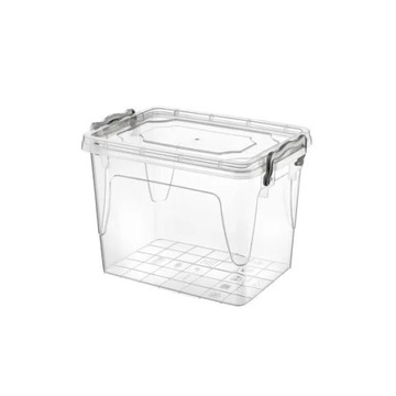 POJEMNIK NA ŻYWNOŚĆ 1L Z POKRYWKĄ PROSTOKĄTNY MAXI ZAMYKANY FREE BPA 1000ml
