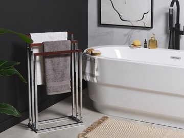 Вешалка для полотенец в ванной комнате в стиле лофт