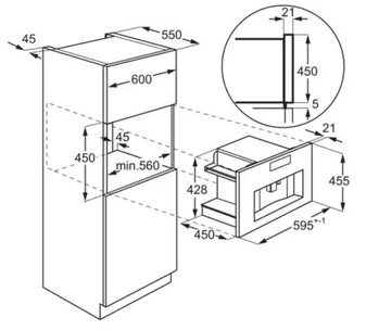 ELECTROLUX KBC85Z Автоматическая кофемашина для эспрессо, 15 бар, 1350 Вт