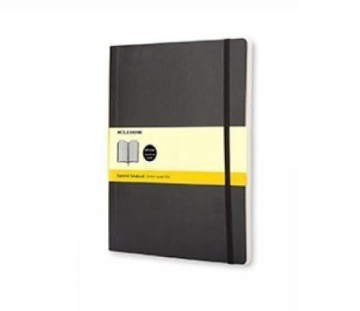 Блокнот CLASSIC 19x25 клітинка - чорний MOLESKINE
