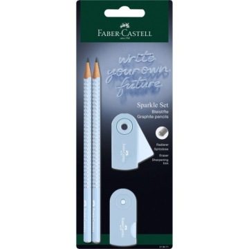 Олівець + гумка + точилка FABER CASTELL