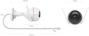 Беспроводная Wi-Fi камера Ezviz C3T Pro 4 Мпикс.