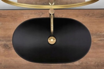 ROYAL BLACK MAT REA Настольная керамическая раковина
