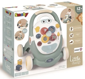 Smoby Коляска Коляска Интерактивные ходунки 3в1