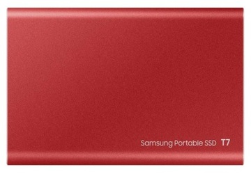Samsung Portable SSD T7 500GB 3.2 Gen. 2 Czerwony